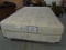 Queen Size Bed Complete w/Denver Mattress Keystone Plush and Metal Bed Frame