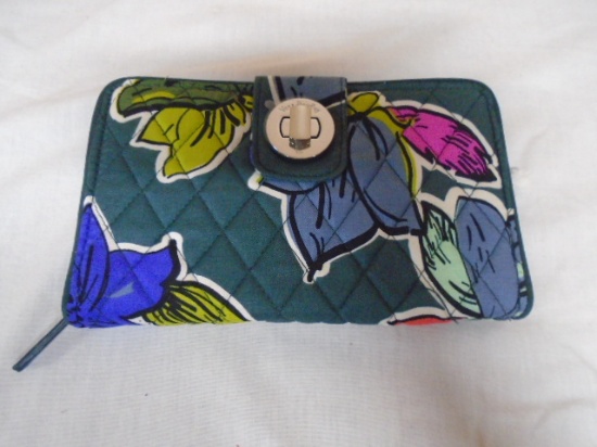 Brand New Vera Bradley Turnlock Wallet