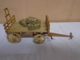 Wooden Decorative Hay Wagon