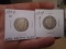 1908-O Mint and 1909-S Mint Barber Quarters
