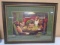 Framed and Matted Dogs Playing Poker Print