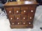 Solid Wood 3 Drawer Side Chest w/ Porcelian Knobs