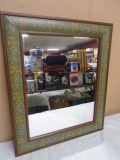 Beautiful Wood/Painted Frame Wall Mirror