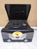 Electro Brand Vintage Style AM/FM/CD/Turntable Radio