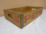 Vintage Wooden Pepsi-Cola Crate