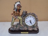 Indian Figurine Clock
