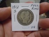 1912 S Mint Barber Hald Dollar