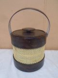 Vintage Insulated Ice Bucket w/Lid