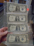 Group of (4) 1957 1 Dollar Silver Certificates