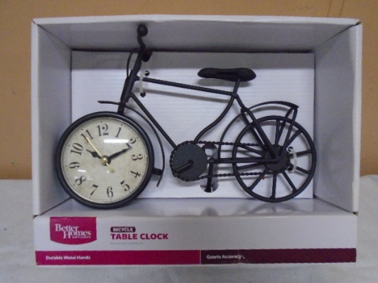 Bicycle Table Clock