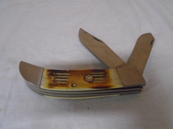 Large Handmade Double Blade Pocket Knife