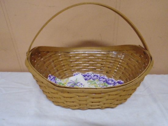 2006 Longaberger Large Crocus Booking Basket