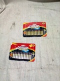 Two Packs of Eveready Gold Triple AAA batteries