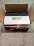 Freshworks 4 piece set Rubbermaid Countertop Containers
