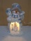 Lighted Snowman Figurine