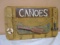 Wooden Canoes Wall Hanger w/ 3 Pegs