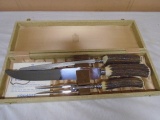 Kirk&Matz Shefield Cutlery Carving Set w/ Box