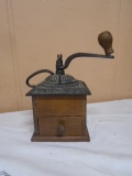 Vintage Coffee Grinder w/ Drawer