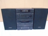 Magnavox Stereo w/ 2 Speakers & CD Player