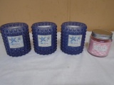 4pc Group of Scented Jar Candles