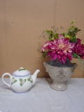 Decorative Pottery Vase & Tea Pot