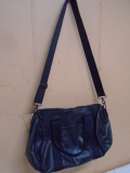 Leather Look Duffle Bag w/Shoulder Strap