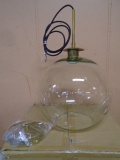 Brand New Hanging Light Fixture w/ Glass Shade