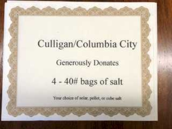 (4) 40 Pound Bags of Salt (Solar-Pellet-Or Cube)