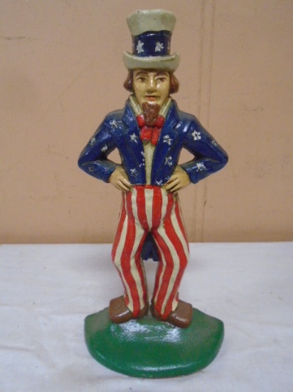 Cast Iron Uncle Sam Door Stop