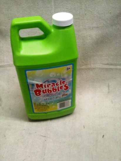Miracle Bubbles 64 Fl Oz bottle with Wand