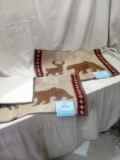 Mohawk Home Pair of Rubber Back Bear and Dear Rugs