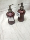 Pair of 16.9 oz Liquid Lotion/Soap Pump Dispensers