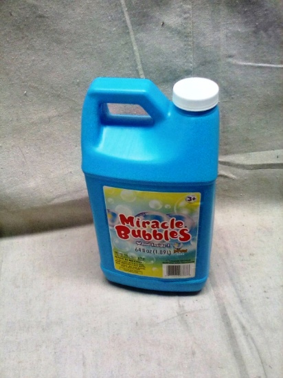 Miracle Bubbles 64 Fl Oz bottle with Wand