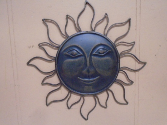 Metal Art Sun Face Wall Art