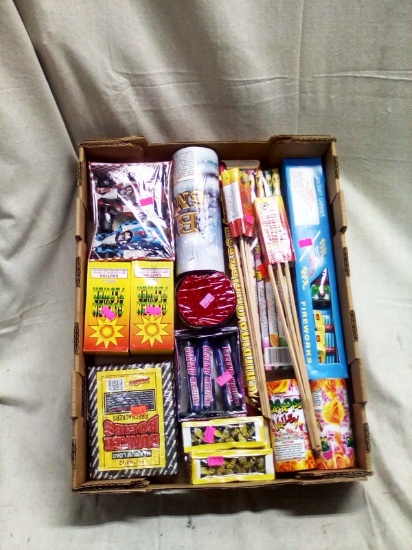 Small Box of Fireworks with over $50.00 of Retial Value