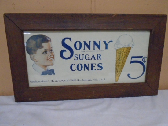 Sonny Sugar Cones Framed Advertisement