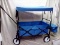 Utility Wagon Cart w/ Folding Design, 2 Cup Holders, Removable Canopy