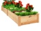 8x2ft Wooden Raised Garden Bed Planter for Garden, Lawn, Yard