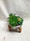 Garden Party Wooden Stand Artificial Succulent