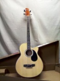 Acoustic Electric Bass Guitar w/ Equalizer, Truss Rod