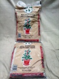 Pair of 16 Qt. bags of Gold Earth Potting Soil