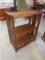 Antique Walnut 3 Tier Wooden Shelf