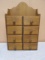 8 Drawer Wooden Spice Drawer Cabinet