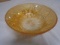 Vintage Jeanette Glass Iris and Herringbone Carnival Glass Bowl