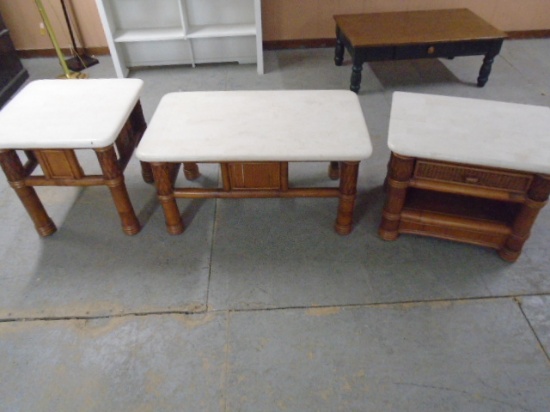 3 Pc. Coffee and End Table Set