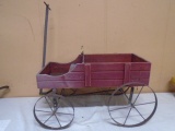 Wood & Metal Buckboard Stayle Wagon