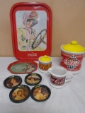 Group of Coca-Cola Collectibles