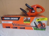 Like New Black and Decker 18in Hedge Trimmer