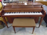 Beautiful Rudolph Wurlizer Upright Piano w/Bench