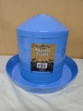 Double-Tuf Steel 2 Gallon Poultry Waterer